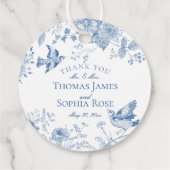 ブルートイレデジュイヴィンテージ結婚フローラ フェイバータグ (裏面)