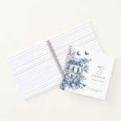 ブルートイレデジュイ結婚ズゲストブック ノートブック (内部)