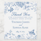 ブルートイレデジュウウェディングパーティーウィブズ ワインラベル (シングルラベル)