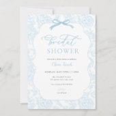 ブルートイレデジュエリーブライダルシャワー招待 招待状 (正面)