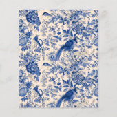 ブルートイレデュジョイフローラフェアジャンスクラップブック紙 (正面)