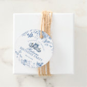 ブルートイレパンプキンフランスの秋誕生日サークル フェイバータグ (インサイチュ)