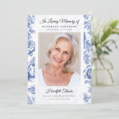 ブルートイレフォトキープサク葬儀記念碑 サンキューカード (スタンド正面)