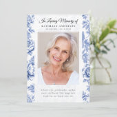 ブルートイレフォトメモリアルサービスプログラム 招待状 (スタンド正面)