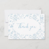 ブルートイレベアーベビーシャワーボーイサンキューカード サンキューカード (正面)