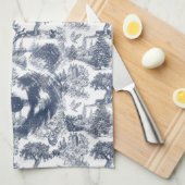 ブルートイレベアー – ワイルドライフアットホーム キッチンタオル (四つ折り)