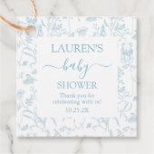 ブルートイレベビーベイビーシャワーボーイ フェイバータグ (正面)