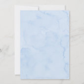 ブルートゥインクルスタークラウドベビーシャワー 招待状 (裏面)