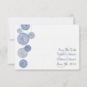 ブルートウィーングローブウェディング日付を保存 セーブザデート (正面)