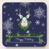 ブルートナカイのプラスチックコースター コースター (正面)