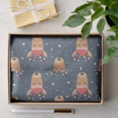 ブルートナカイ素朴キュートお洒落おもしろい 薄葉紙 (ギフト)