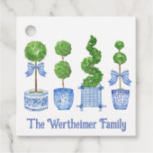 ブルートピアリーチノセリエメッセージカード フェイバータグ (正面)