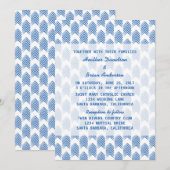 ブルートライバルアローズ結婚式の招待 招待状 (正面/裏面)