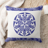 ブルートライバルサークルレトロ装飾用クッション クッション (ブランケット)