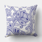 ブルートライバルサークルレトロ装飾用クッション クッション (裏面)