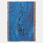 ブルートライバルドルフィン スローブランケット (正面縦)