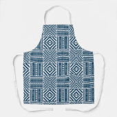 ブルートライバルパターンアート エプロン (正面)