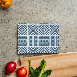 ブルートライバルパターンアート キッチンタオル
