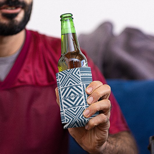 ブルートライバルパターンアート 缶クーラー