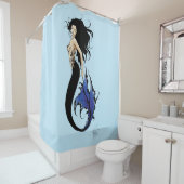ブルートライバルマーメイド シャワーカーテン (インサイチュ)