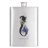 ブルートライバルマーメイド フラスク (正面)