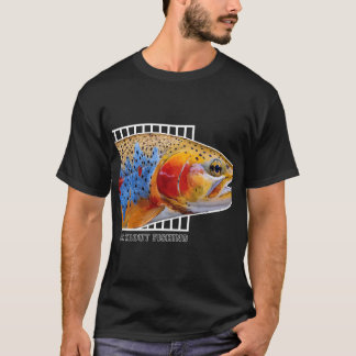 ブルートラウトの釣り カラフルなギフト Tシャツ