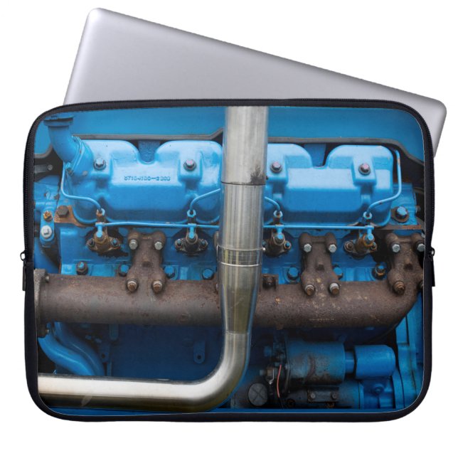 ブルートラクタモータ ラップトップスリーブ (正面)