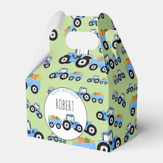 ブルートラクタートラックファームプロデュース誕生日 フェイバーボックス (正面サイド)