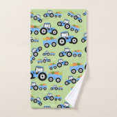 ブルートラクタートラックファームプロデュース バスタオルセット (ハンドタオル)