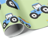 ブルートラクタートラックファームプロデュース ラッピングペーパー (ロールコーナー)