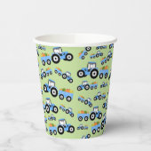 ブルートラクタートラックファームプロデュース 紙コップ (左)