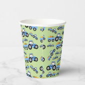 ブルートラクタートラックファームプロデュース 紙コップ (右)