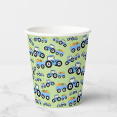 ブルートラクタートラックファームプロデュース 紙コップ (正面)