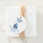 ブルートラクター誕生日サークル好意ギフトラベル フェイバータグ (インサイチュ)