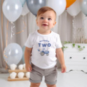 ブルートラクター2nd誕生日Tシャツ ベビーTシャツ