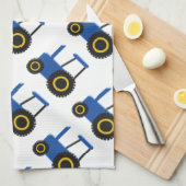 ブルートラクター キッチンタオル (四つ折り)