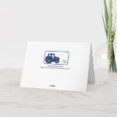 ブルートラクター&ドッグ2歳 カード (裏面)