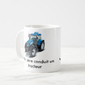 ブルートラクター、ブルートラクター、モンペール導管、tr コーヒーマグカップ (正面左)