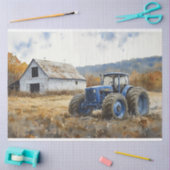 ブルートラク素朴ターホワイトバーンドウォーター色 薄葉紙 (クラフト)