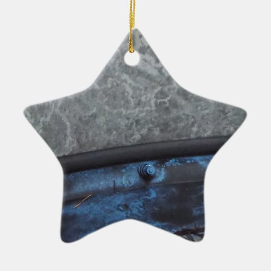 ブルートラックの曇り窓 セラミックオーナメント (正面)