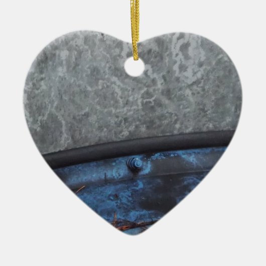 ブルートラックの曇り窓 セラミックオーナメント (正面)