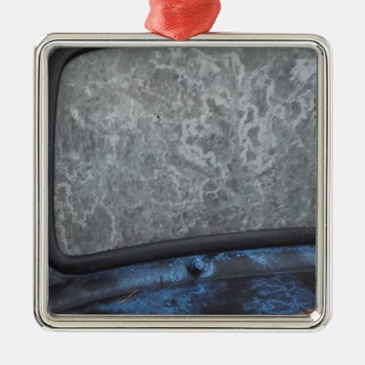 ブルートラックの曇り窓 メタルオーナメント (正面)