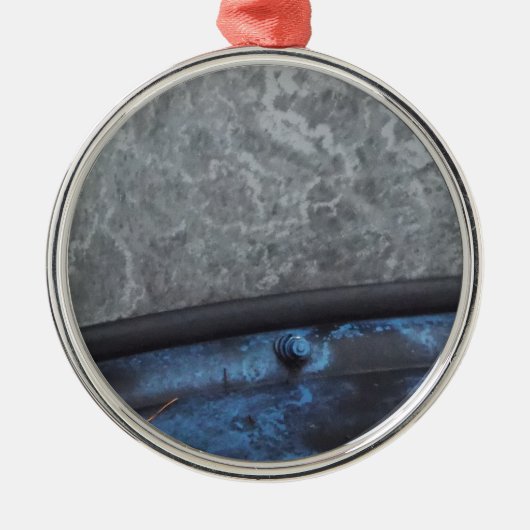 ブルートラックの曇り窓 メタルオーナメント (正面)