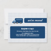 ブルートラックの移動発表 案内状 (正面)