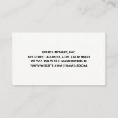 ブルートラックイラストレーション |ボックス 名刺 (裏面)