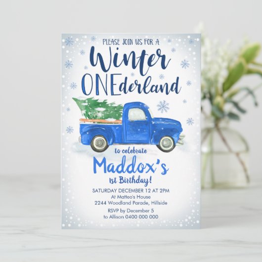 ブルートラックウィンターワンダーランド招待状ボーイ1st 招待状 (スタンド正面)