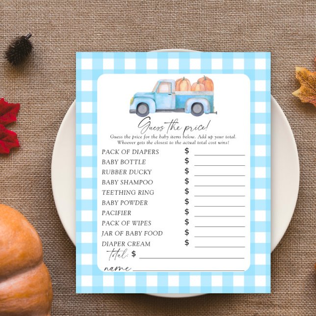 ブルートラックカボチャ – プライスゲームを推測 (クリエイターアップロード済み)