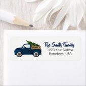 ブルートラッククリスマスツリー差出人住所ラベル ラベル (インサイチュ)