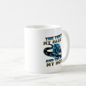 ブルートラックスピードロードパッションホームドライバーデザイン コーヒーマグカップ (正面右)