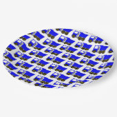 ブルートラックデザイン ペーパープレート (アングル)